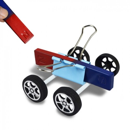 자석을 이용한 장난감 자동차만들기(철 집게용, 4명 세트)